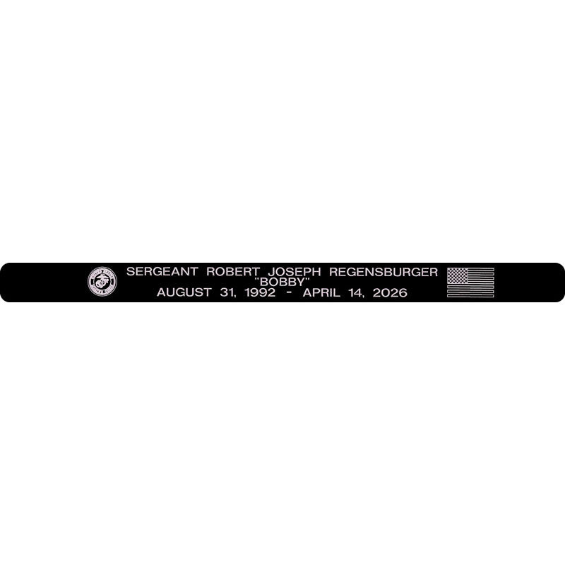 Sergeant Robert Joseph Regensburger Memorial Bracelet