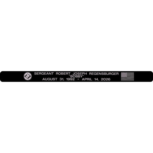 Sergeant Robert Joseph Regensburger Memorial Bracelet