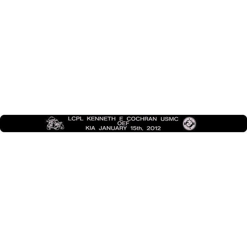LCPL Kenneth E Cochran Memorial Bracelet