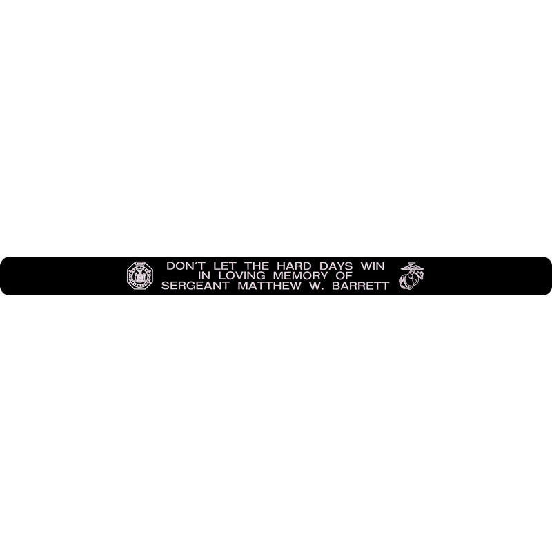 Sergeant Matthew W. Barrett Memorial Bracelet