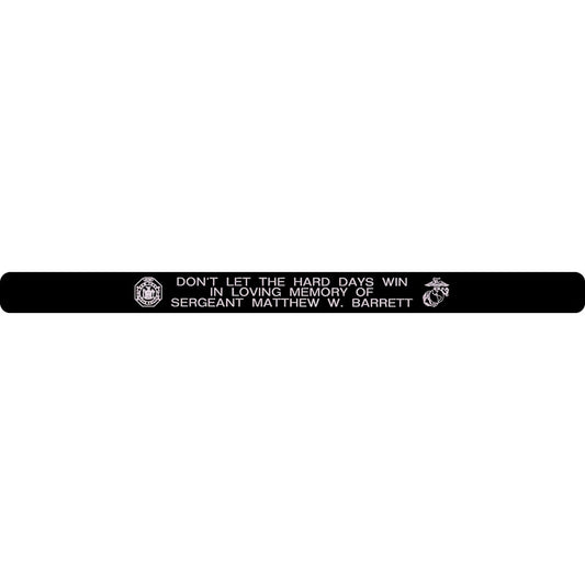 Sergeant Matthew W. Barrett Memorial Bracelet