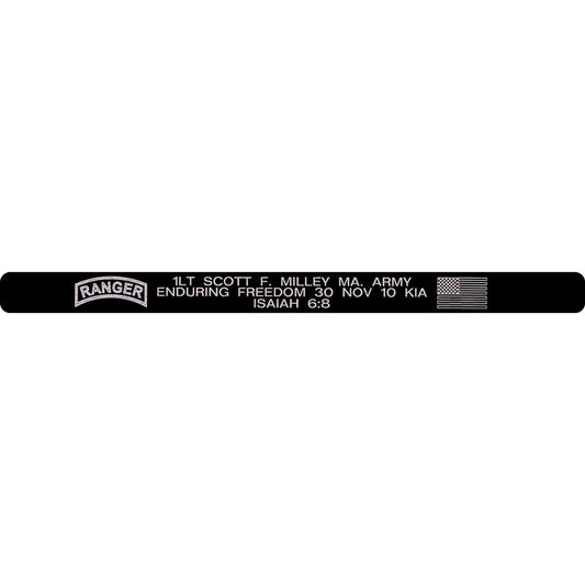 1LT Scott F. Milley Memorial Bracelet