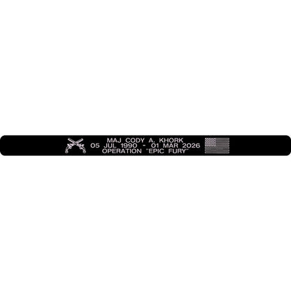 MAJ Cody A. Khork Memorial Bracelet Style 5