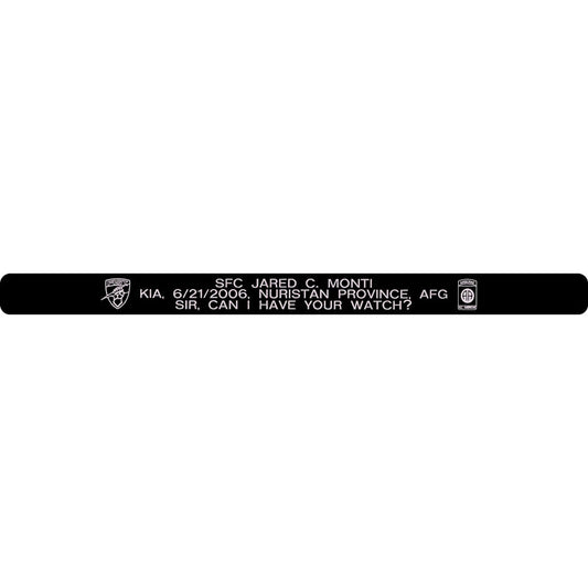 SFC Jared C. Monti Memorial Bracelet