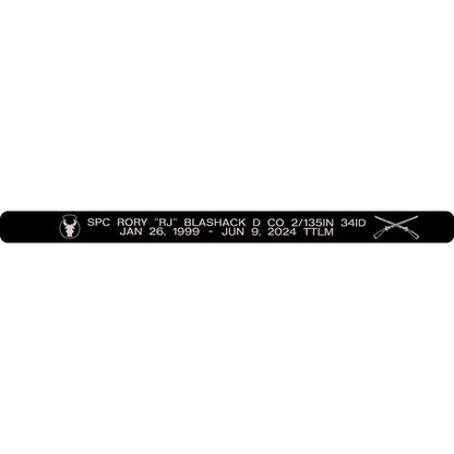 SPC Rory "RJ" Blashack Memorial Bracelet