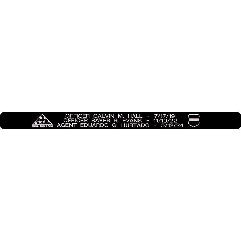 Officer Hall, Officer Evans, & Agent Hurtado Memorial Bracelet