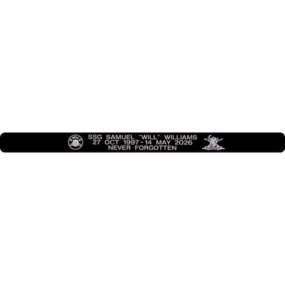 SSG Samuel "Will" Williams Memorial Bracelet