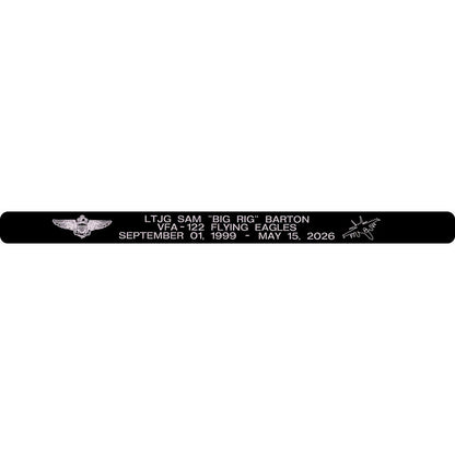 LTJG Sam "Big Rig" Barton Memorial Bracelet
