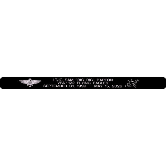 LTJG Sam "Big Rig" Barton Memorial Bracelet