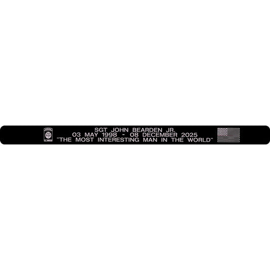 SGT John Bearden Jr. Memorial Bracelet