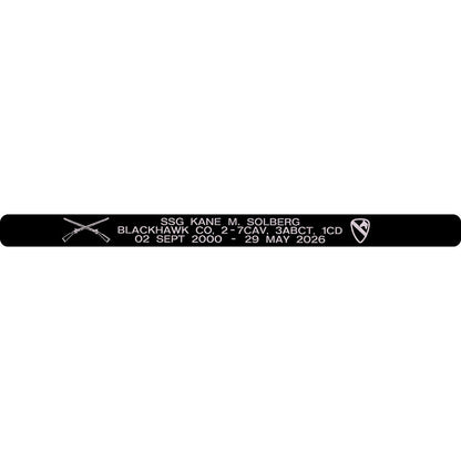 SSG Kane M. Solberg Memorial Bracelet