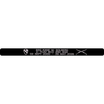 SSG Kane M. Solberg Memorial Bracelet Style 2
