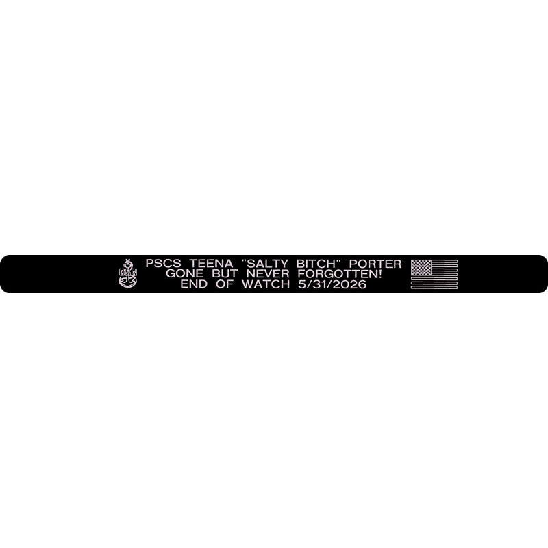 PSCS Teena "Salty Bitch" Porter Memorial Bracelet
