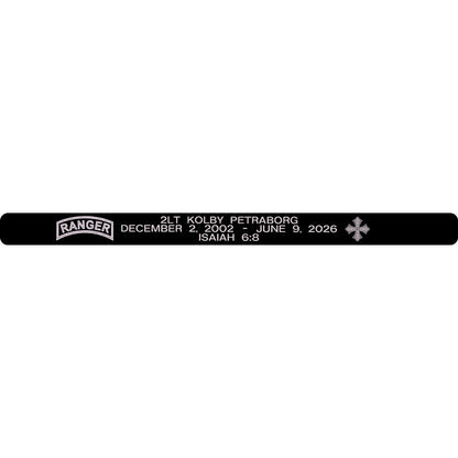 2LT Kolby Petraborg Memorial Bracelet