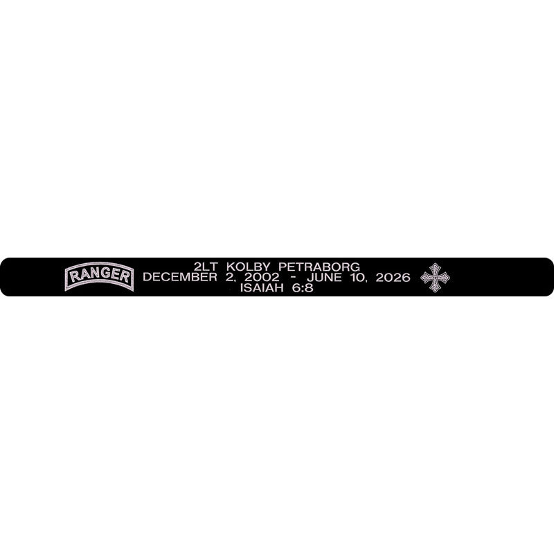 2LT Kolby Petraborg Memorial Bracelet