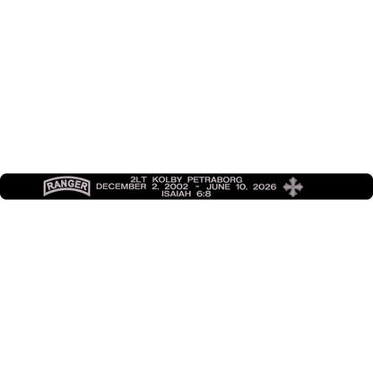 2LT Kolby Petraborg Memorial Bracelet