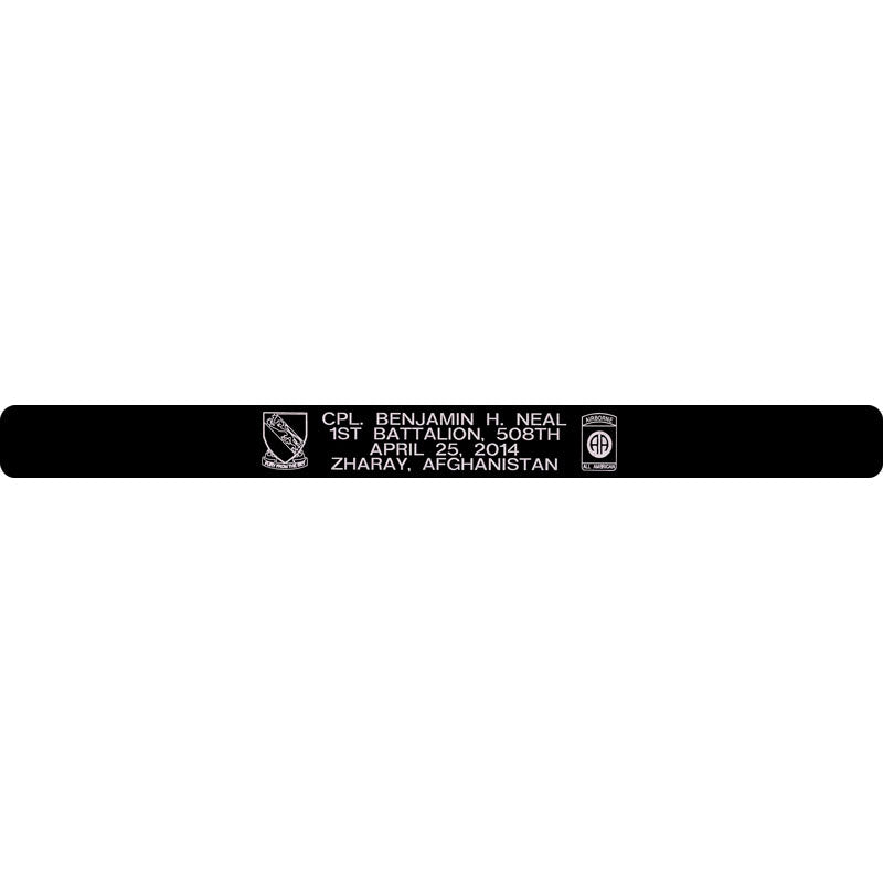 CPL. Benjamin H. Neal Memorial Bracelet 5/8"