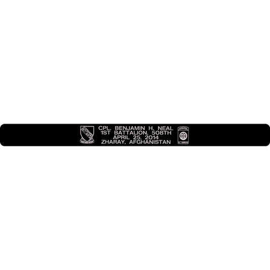 CPL. Benjamin H. Neal Memorial Bracelet 5/8"