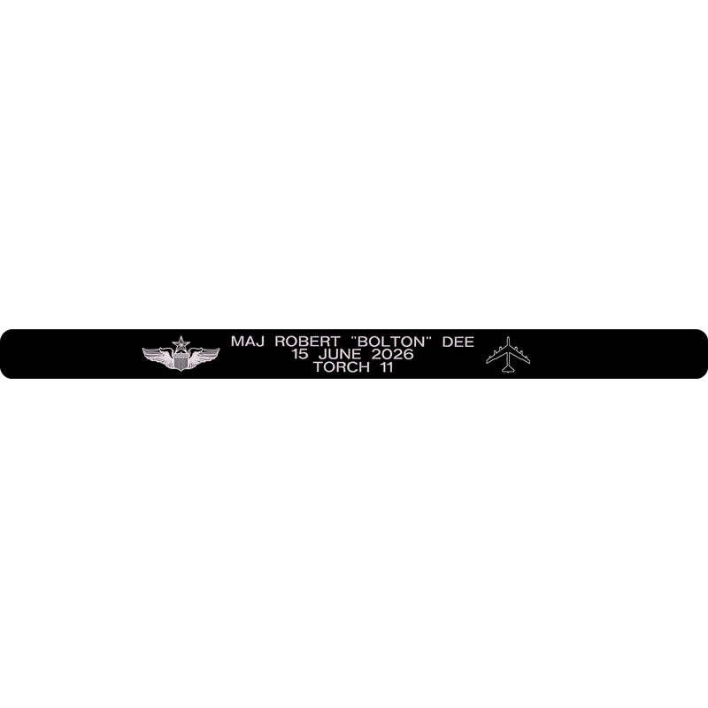 Maj Robert "Bolton" Dee Memorial Bracelet