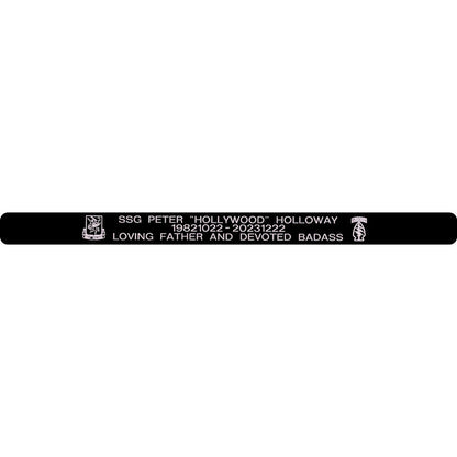 SSG Peter "Hollywood" Holloway Memorial Bracelet