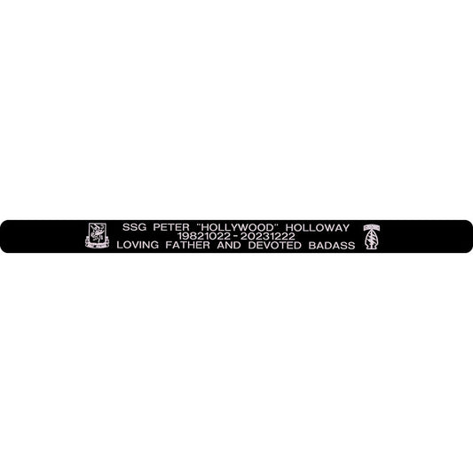 SSG Peter "Hollywood" Holloway Memorial Bracelet