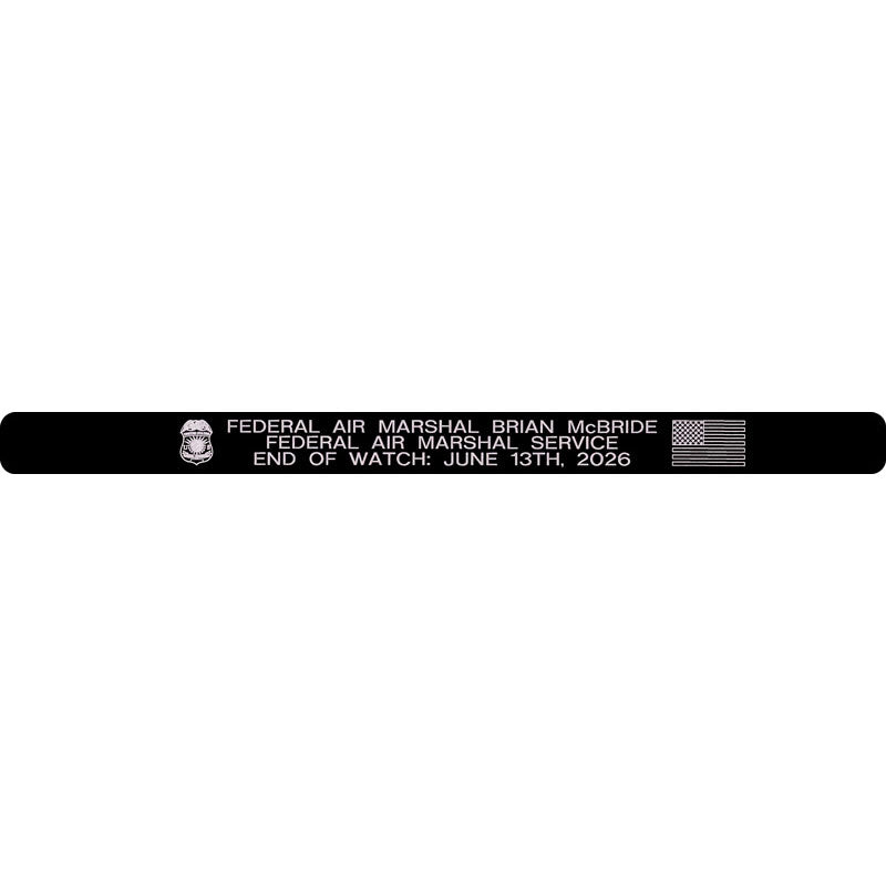 Federal Air Marshal Brian McBride Memorial Bracelet