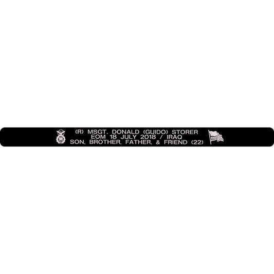 (R) MSgt. Donald (Guido) Storer Memorial Bracelet