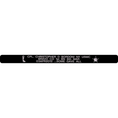 CPL. Christopher D Bordoni Memorial Bracelet