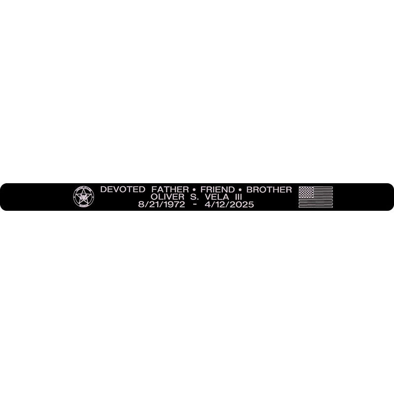 Oliver S. Vela III Memorial Bracelet