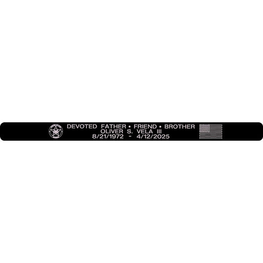 Oliver S. Vela III Memorial Bracelet