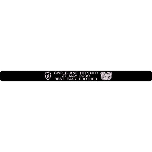 CW2 Blane Hepfner Memorial Bracelet