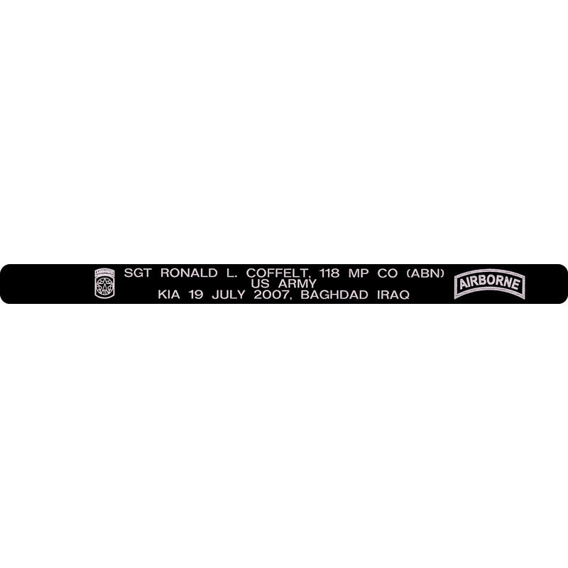 SGT Ronald L. Coffelt Memorial Bracelet