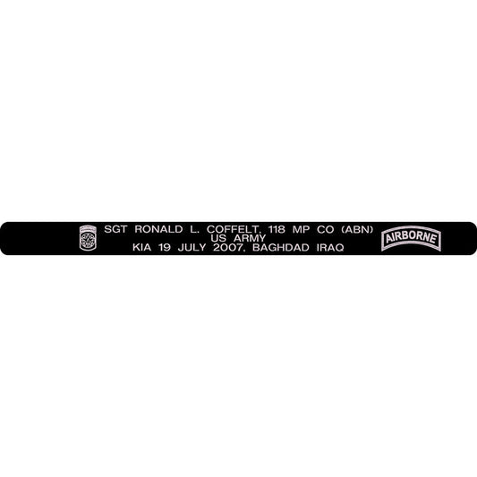 SGT Ronald L. Coffelt Memorial Bracelet