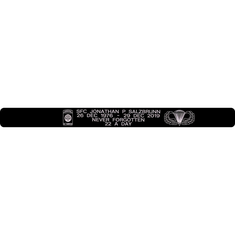 SFC Jonathan P Salzbrunn Memorial Bracelet 5/8"