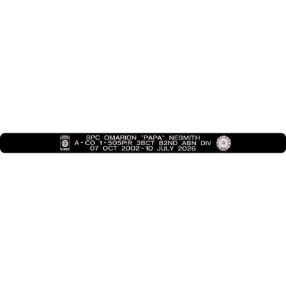 SPC Omarion "Papa" Nesmith Memorial Bracelet
