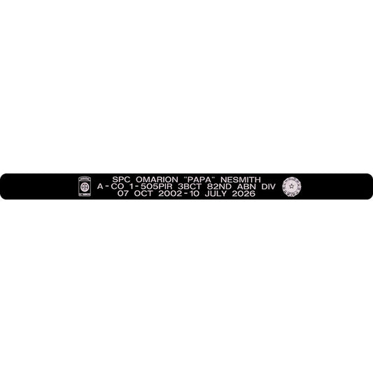 SPC Omarion "Papa" Nesmith Memorial Bracelet