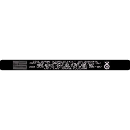 SSGT Dominguez, SSGT Lobraico Jr., TSGT Lemm, & SSGT Bonacasa Memorial Bracelet 5/8"