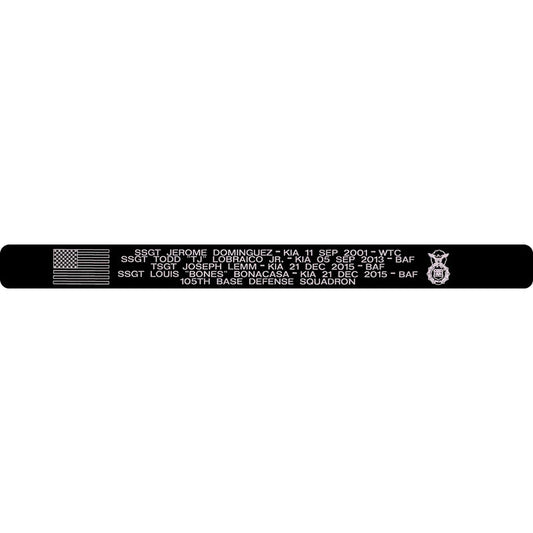SSGT Dominguez, SSGT Lobraico Jr., TSGT Lemm, & SSGT Bonacasa Memorial Bracelet 5/8"