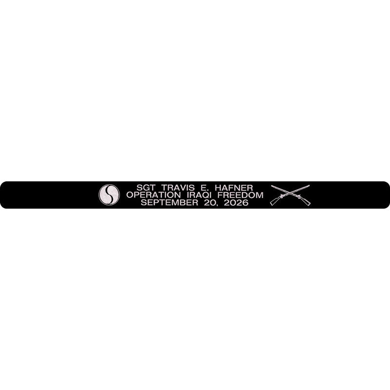 SGT Travis E. Hafner Memorial Bracelet