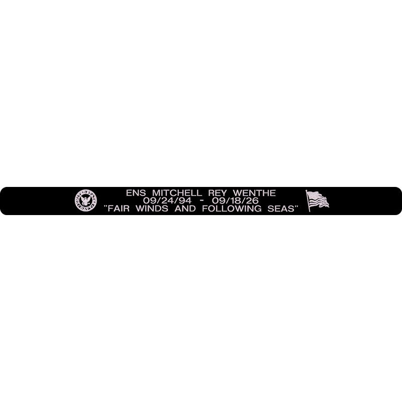 ENS Mitchell Rey Wenthe Memorial Bracelet