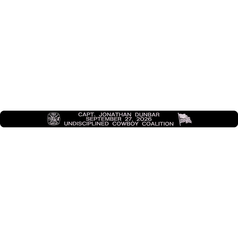 Captain Jonathan Dunbar Memorial Bracelet