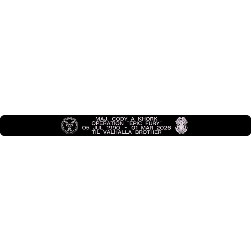 Maj. Cody A Khork Memorial Bracelet 5/8" Style 6
