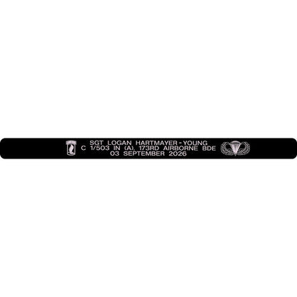 SGT Logan Hartmayer-Young Memorial Bracelet