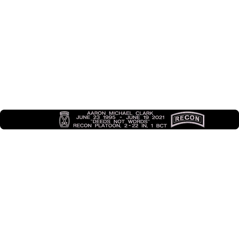 Aaron Michael Clark Memorial Bracelet 5/8"
