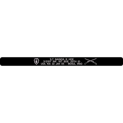 1LT Nainoa K Hoe Memorial Bracelet