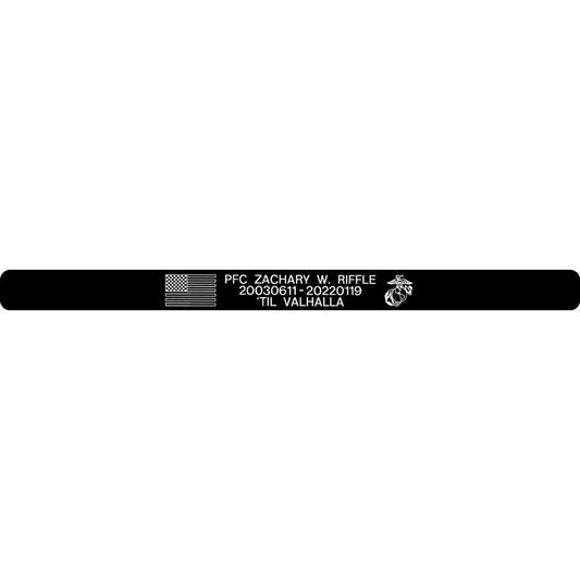 PFC Zachary W. Riffle Memorial Bracelet