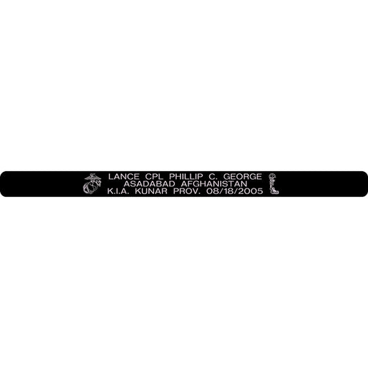 Lance CPL Phillip C. George Memorial Bracelet