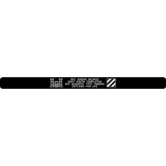 SFC Mcafee SSGT Templeton SFC Piniero Memorial Bracelet