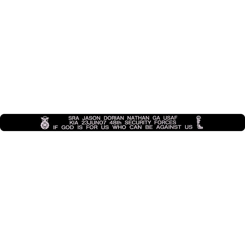 Jason Dorian Memorial Bracelet: SRA Jason Dorian Nathan Memorial Bracelet – Bands of ...