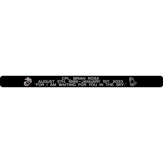 CPL. Brian Rosa Memorial Bracelet